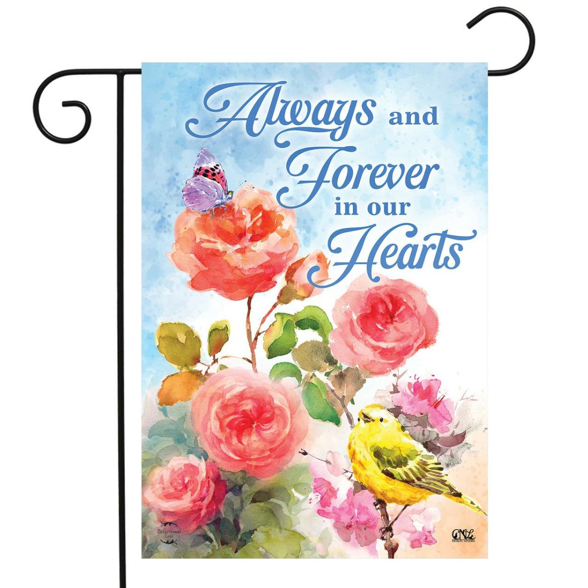 Always and Forever Flowers Bereavement Garden Flag | Seasons Bereavement Seasons