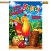 Always Happy Here Summer House Flag | Seasons Beach Seasons