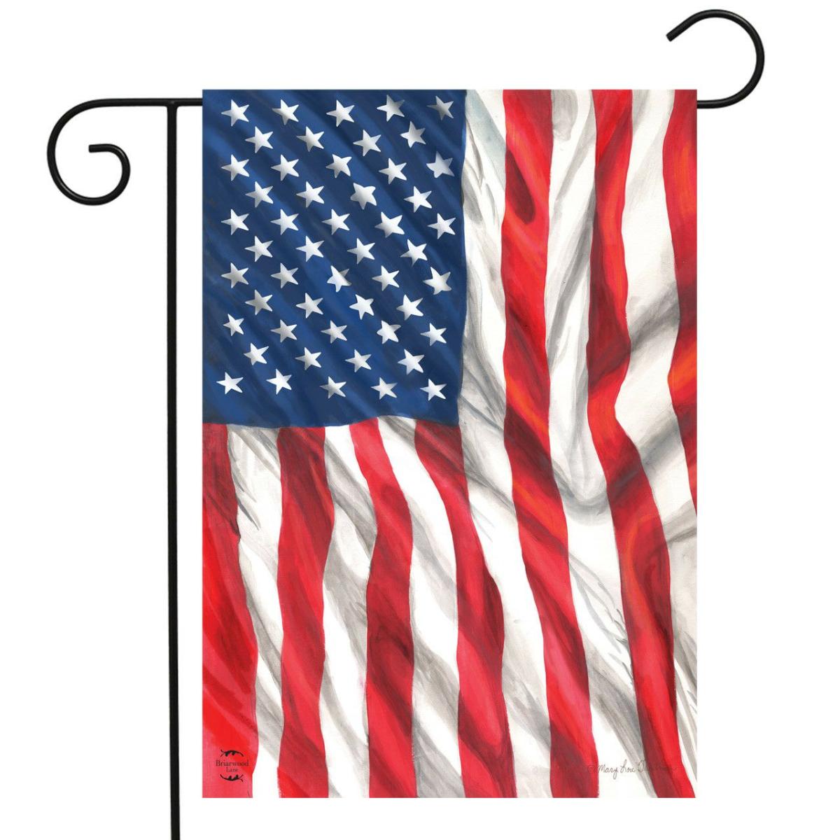 American Flag Waving Garden Flag | Seasons 4th of July Holidays