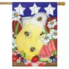 American Summer House Flag | Seasons Animals & Critters Seasons