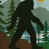 Bigfoot Welcome House Flag | Themes Everyday Seasons