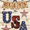 Bless The USA Patriotic Garden Flag | Seasons 4th of July Holidays