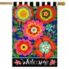 Bright Blooms Spring House Flag | Seasons Everyday Seasons