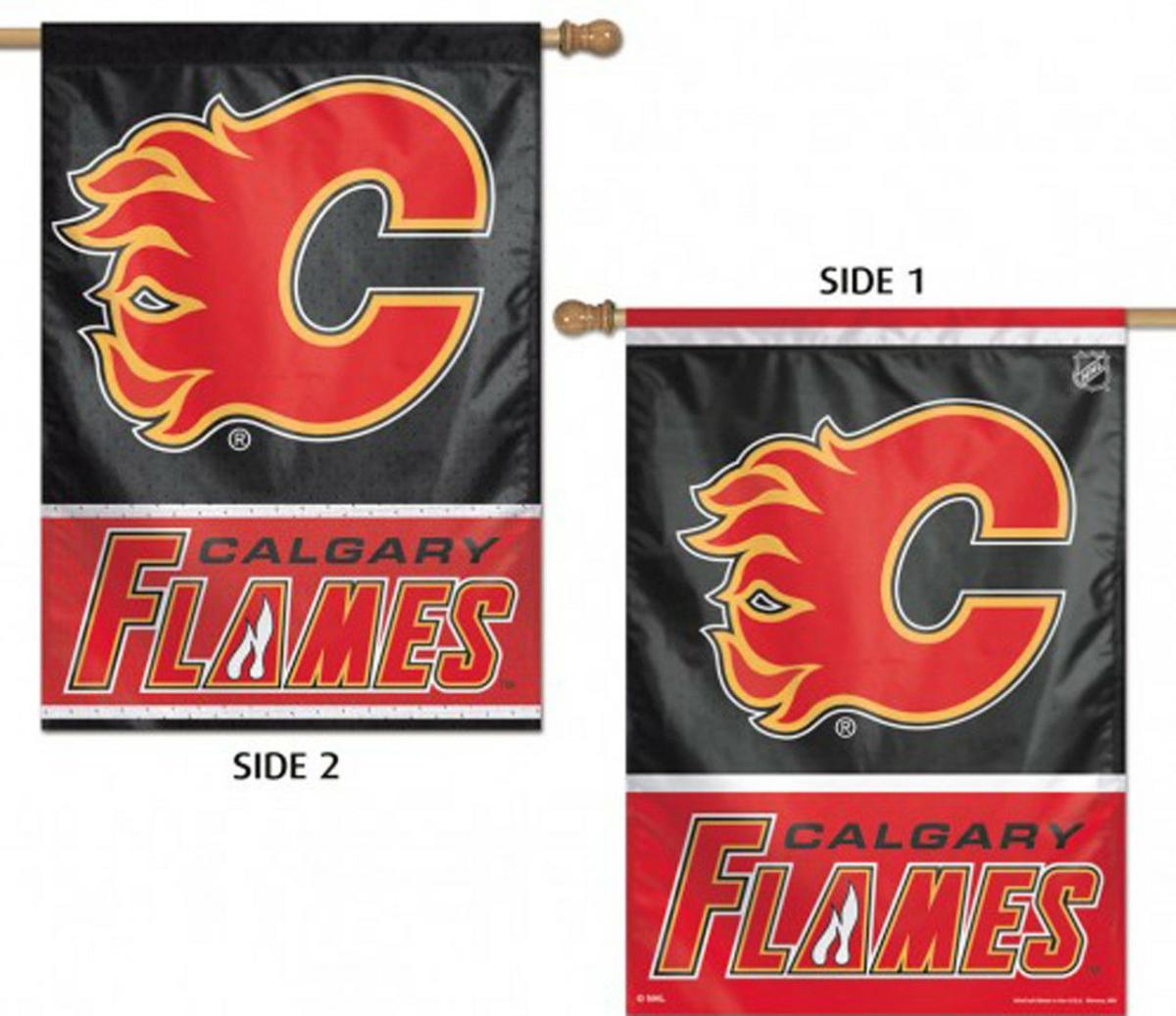 Calgary Flames Vertical House Flag NHL | Sports House Flags Sports