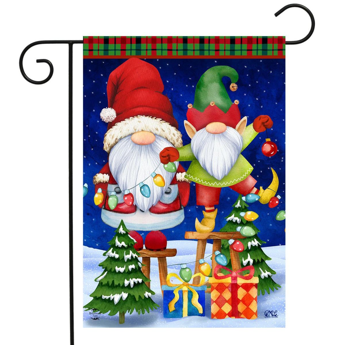 Christmas Gnomes Humor Garden Flag | Holidays Christmas Holidays