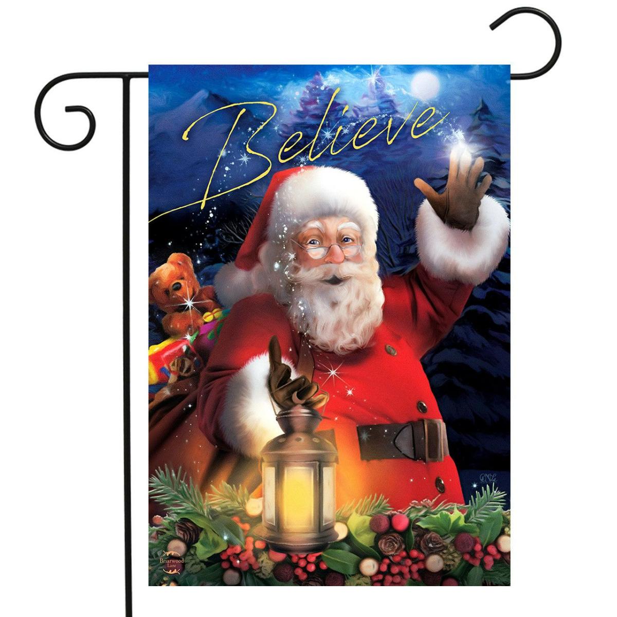 Christmas Spirit Believe Garden Flag | Themes Christmas Holidays