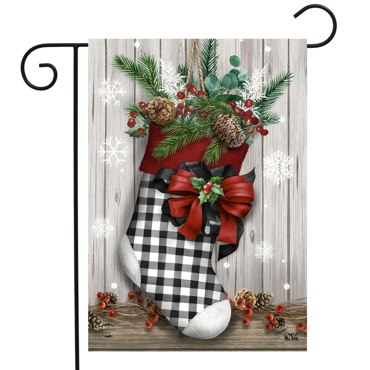 Christmas Stocking Garden Flag | Holidays Christmas Holidays