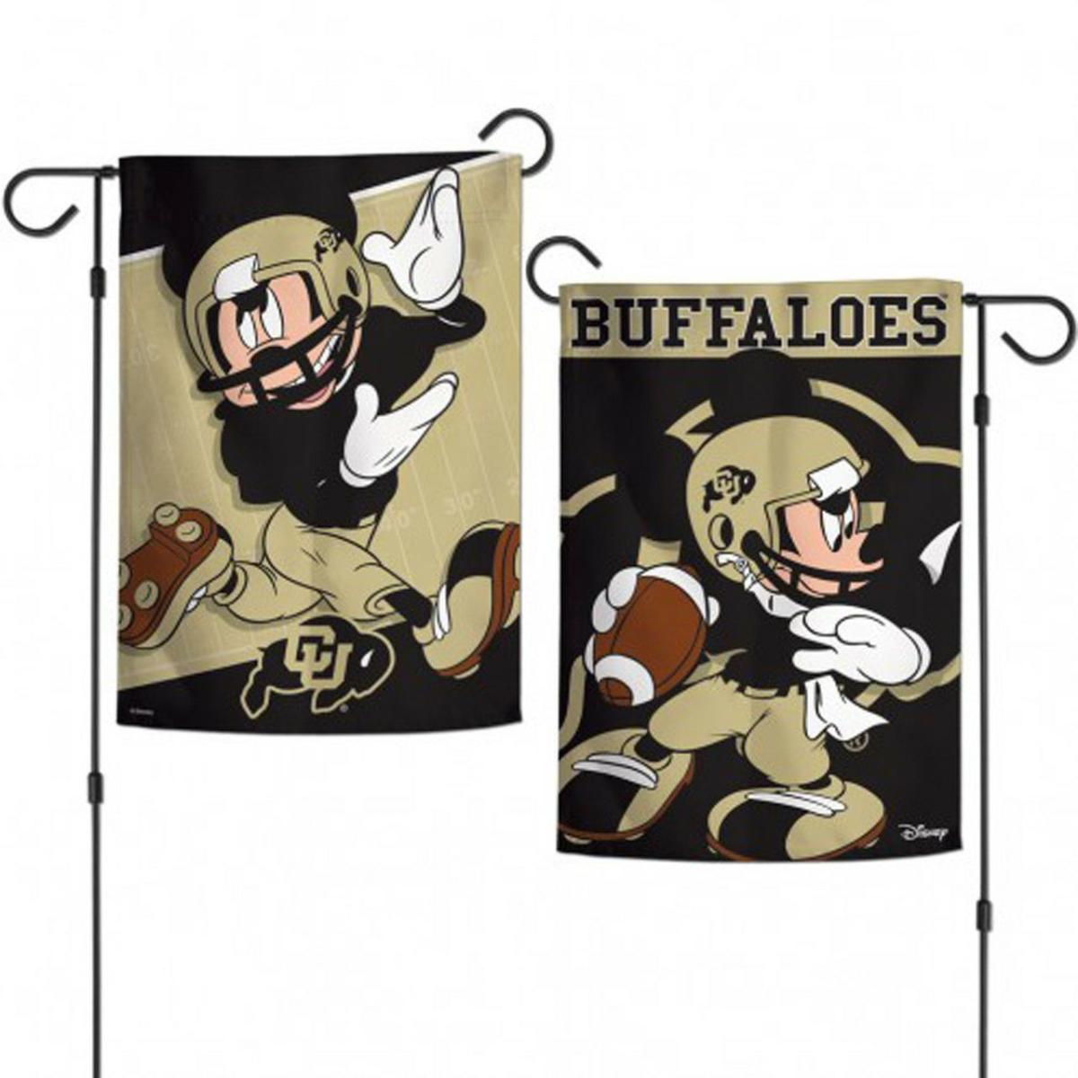 Colorado Buffaloes NCAA Mickey Mouse Garden Flag | Themes Disney & Cinema Sports