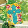 Colorful Cross Spring House Flag | Seasons Everyday Seasons