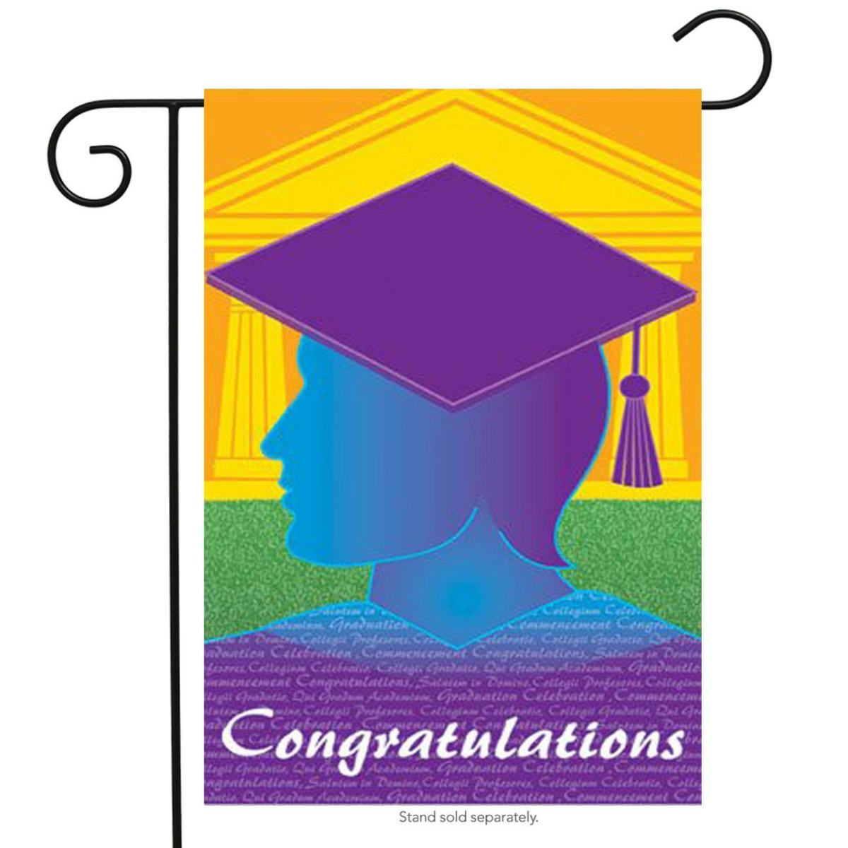 Congratulations Graduate Celebration Garden Flag | Themes Celebration Themes