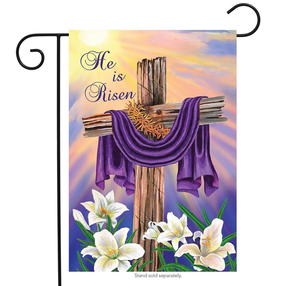 Easter Cross Garden Flag | Themes Easter Holidays