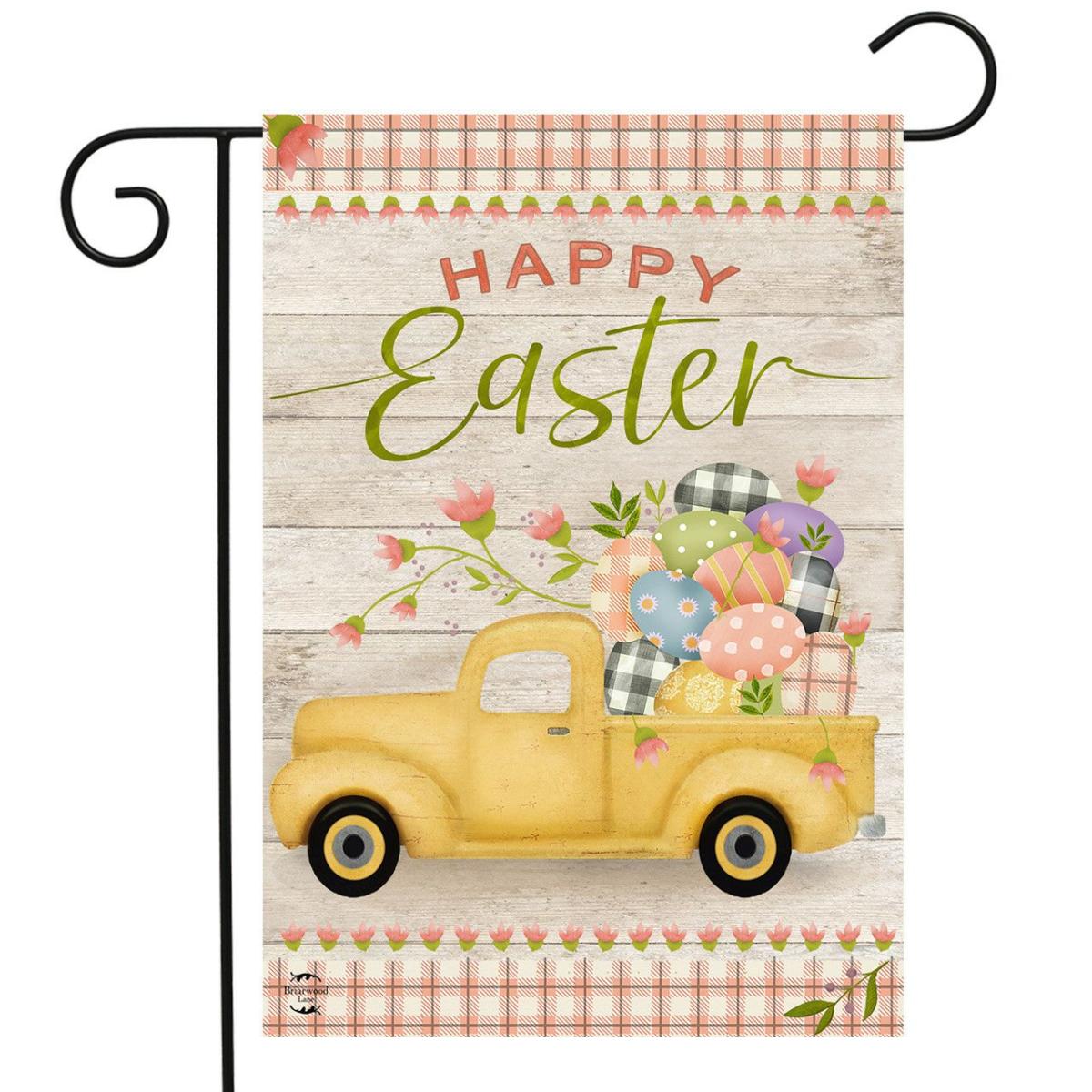 Easter Egg Pickup Holiday Garden Flag | Themes Easter Holidays