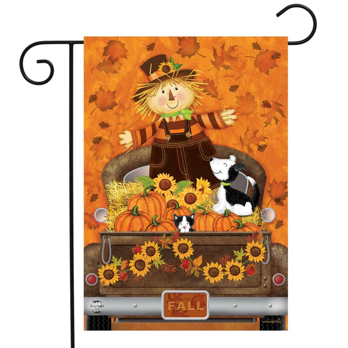 Fall Harvest Pickup Garden Flag | Seasons Fall Seasons