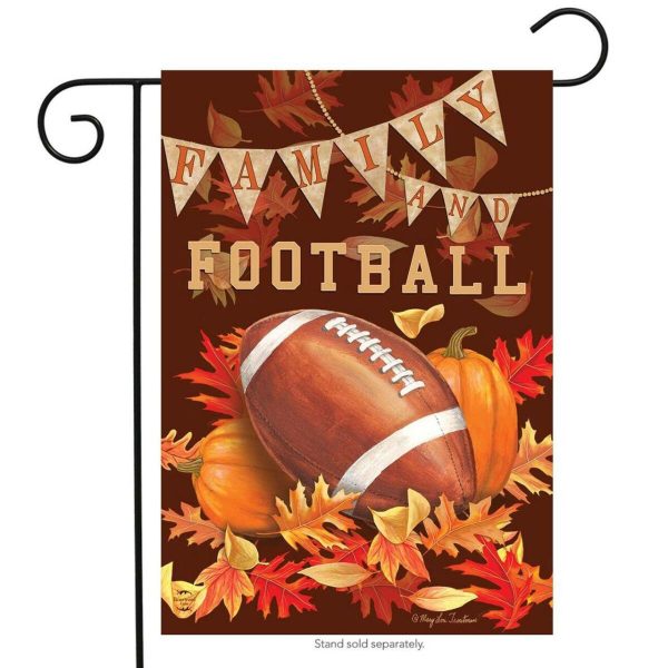 Family & Football Fall Garden Flag | Sports Fall Seasons