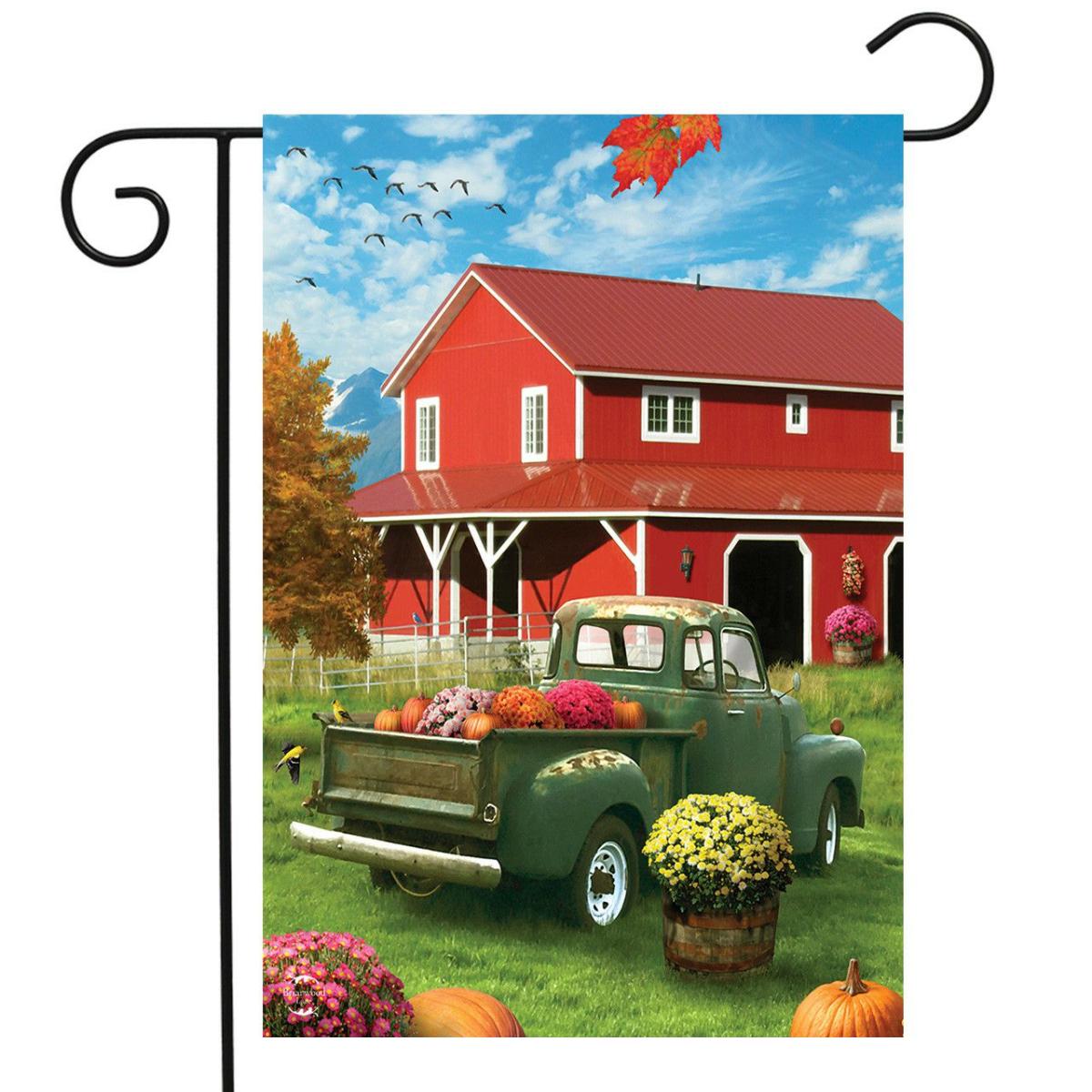 Farm Fresh Mums Autumn Garden Flag | Themes Fall Seasons