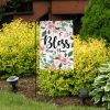 Floral Bless Our Home Double-Sided Garden Flag | Themes Everyday Seasons