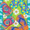 Fun Flip Flops Summer Garden Flag | Themes Garden Flags Seasons