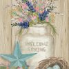 Gifts of Spring Primitive House Flag | Themes Farmhouse Seasons