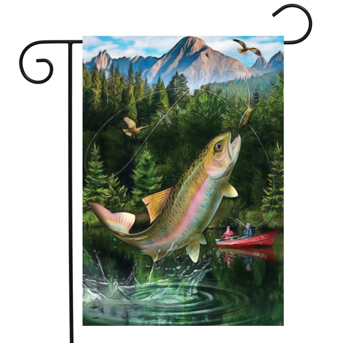 Gone Fishing Garden Flag | Seasons Everyday Seasons