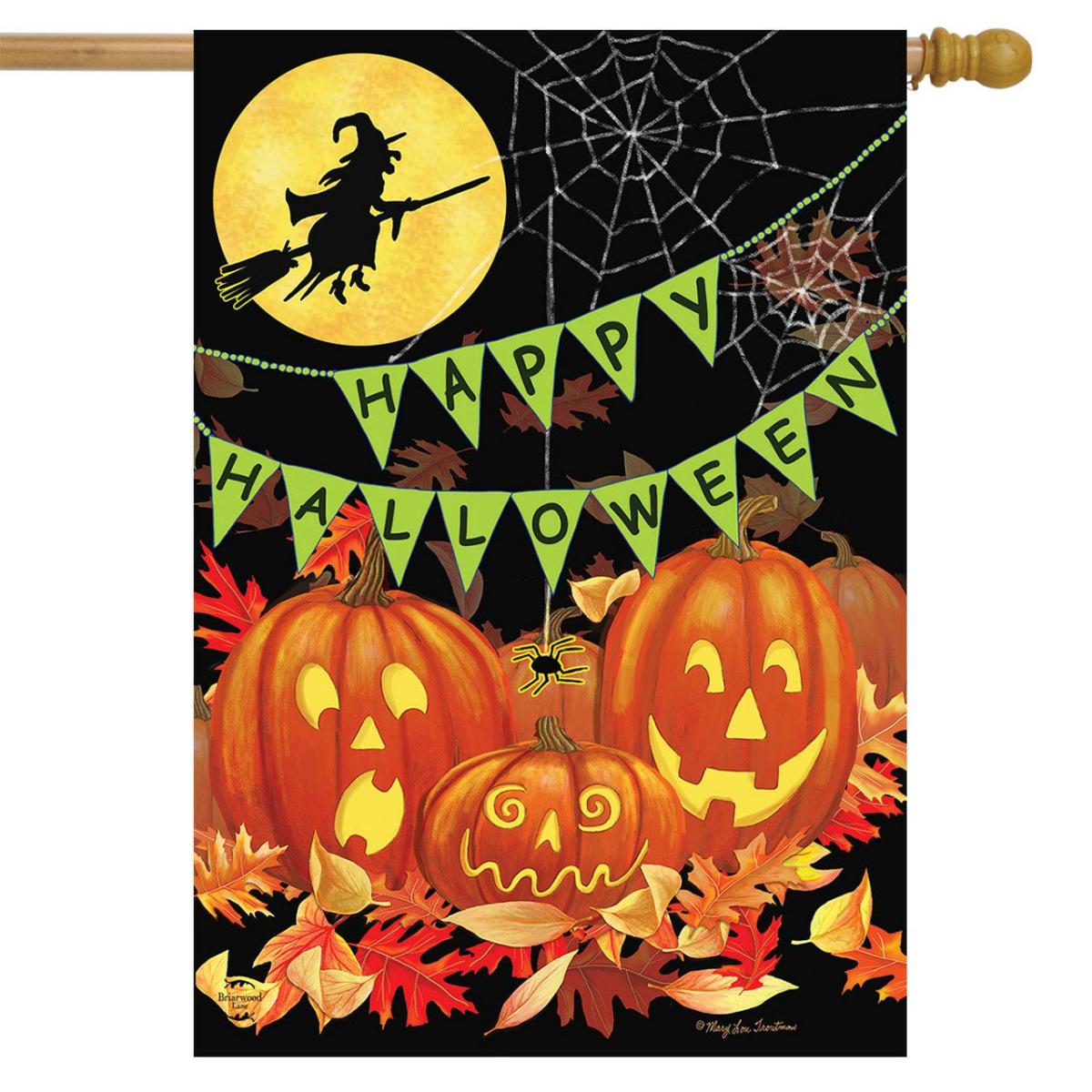 Halloween Haunts House Flag | Holidays Halloween Holidays