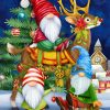 Happy Holiday Gnomes House Flag | Themes Christmas Holidays