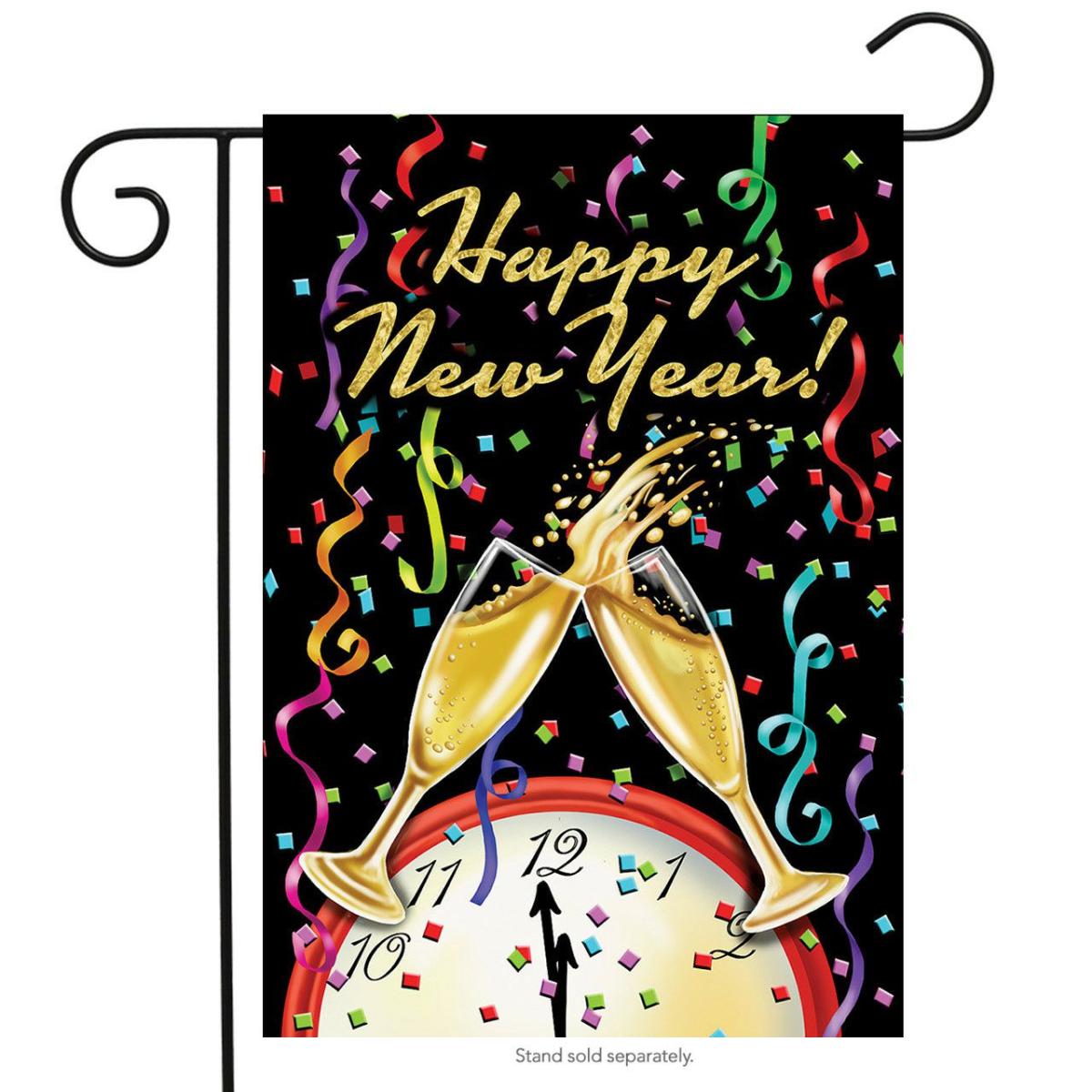 Happy New Year Garden Flag | Themes Garden Flags Holidays