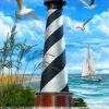 Hatteras Lighthouse Summer House Flag | Seasons Beach Seasons