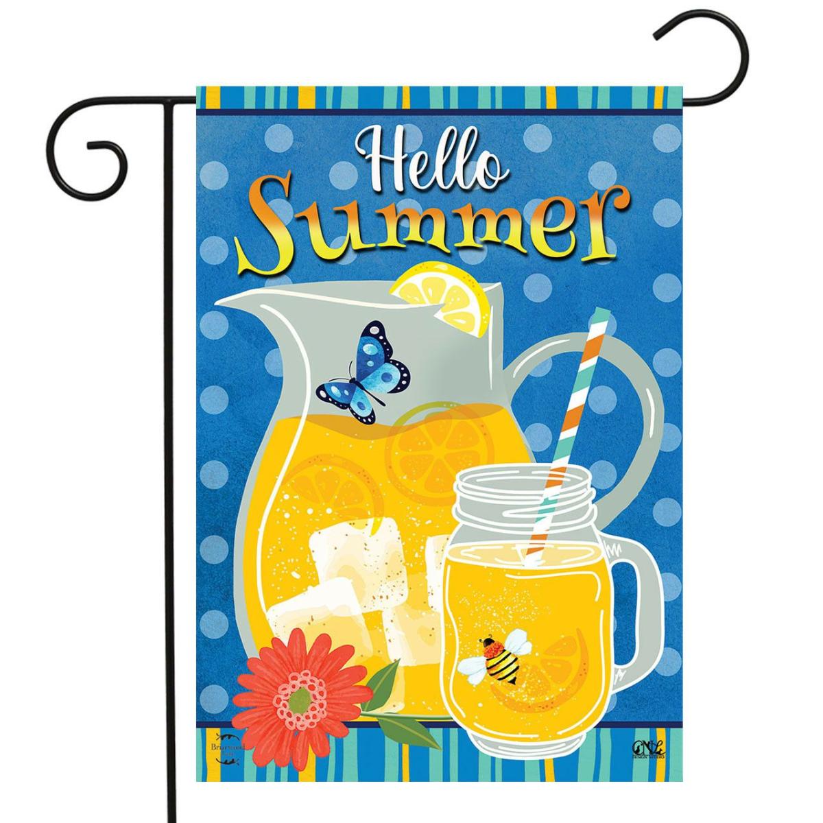 Hello Summer Lemonade Garden Flag | Seasons Garden Flags Seasons