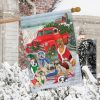 Holiday Dogs Christmas House Flag | Holidays Animals & Critters Holidays