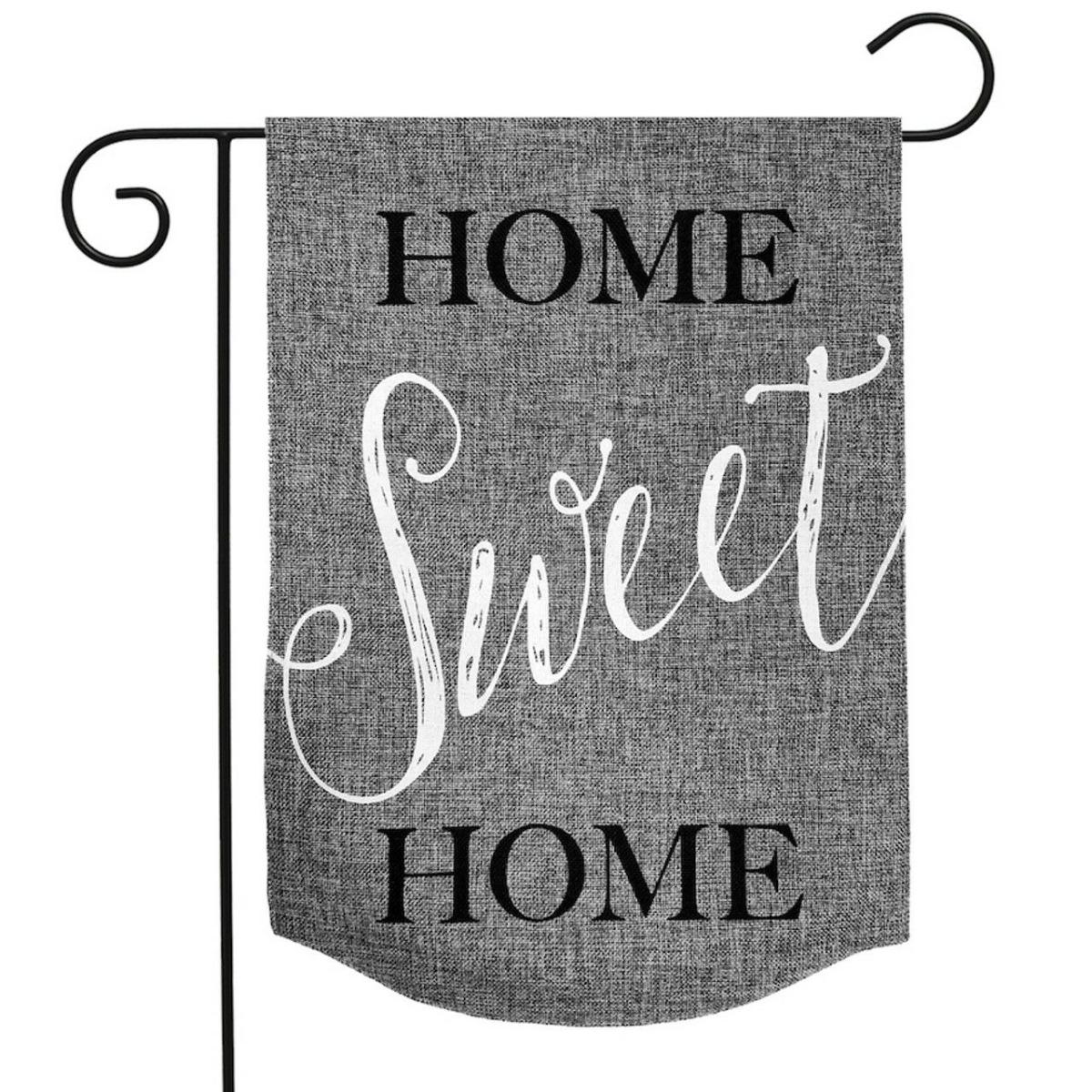 Home Sweet Home Burlap Garden Flag | Seasons Everyday Seasons