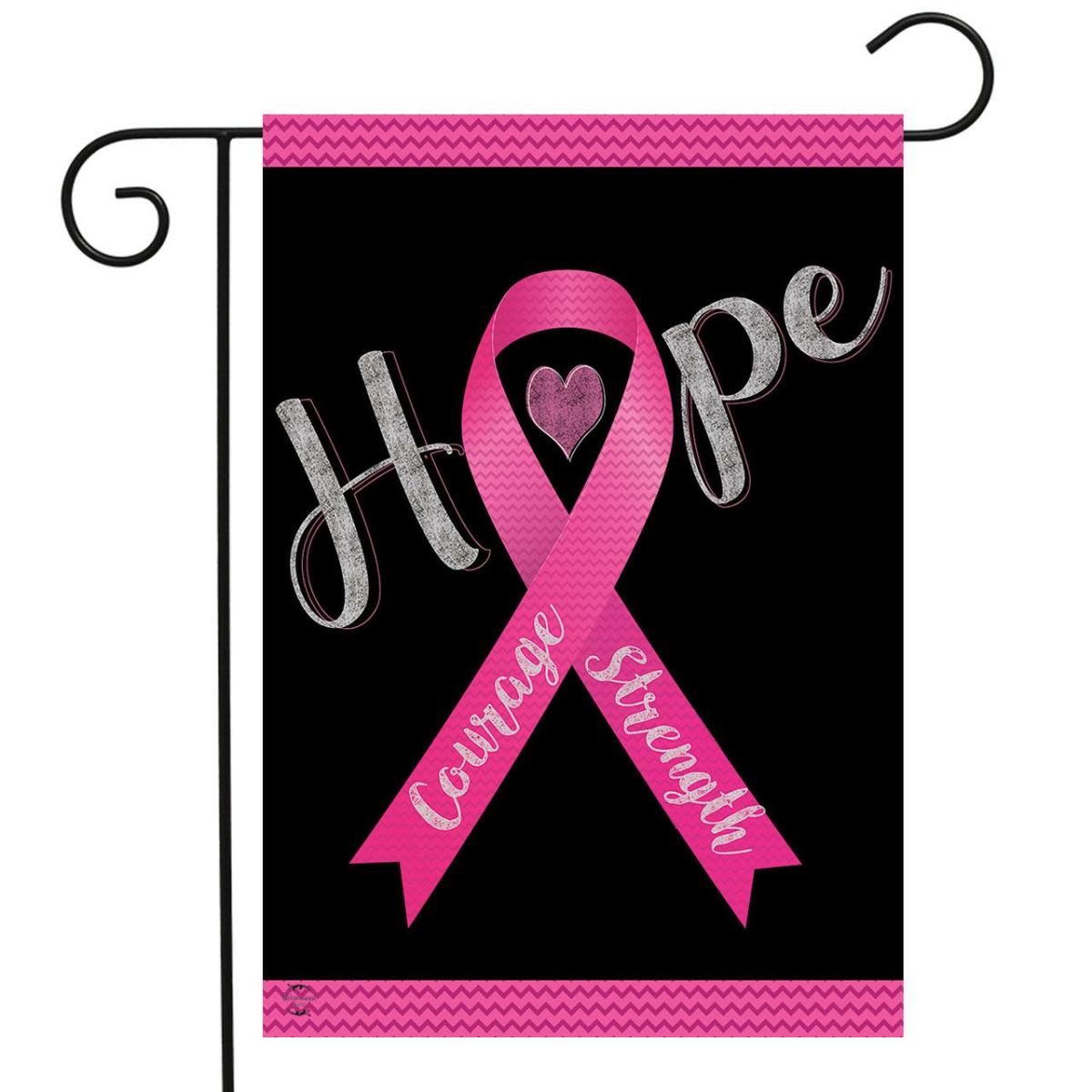 Hope, Courage, Strength Awareness Garden Flag | Themes Awareness Seasons