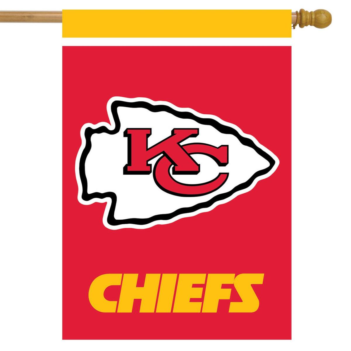 Kansas City Chiefs NFL Licensed House Flag | Sports House Flags Sports