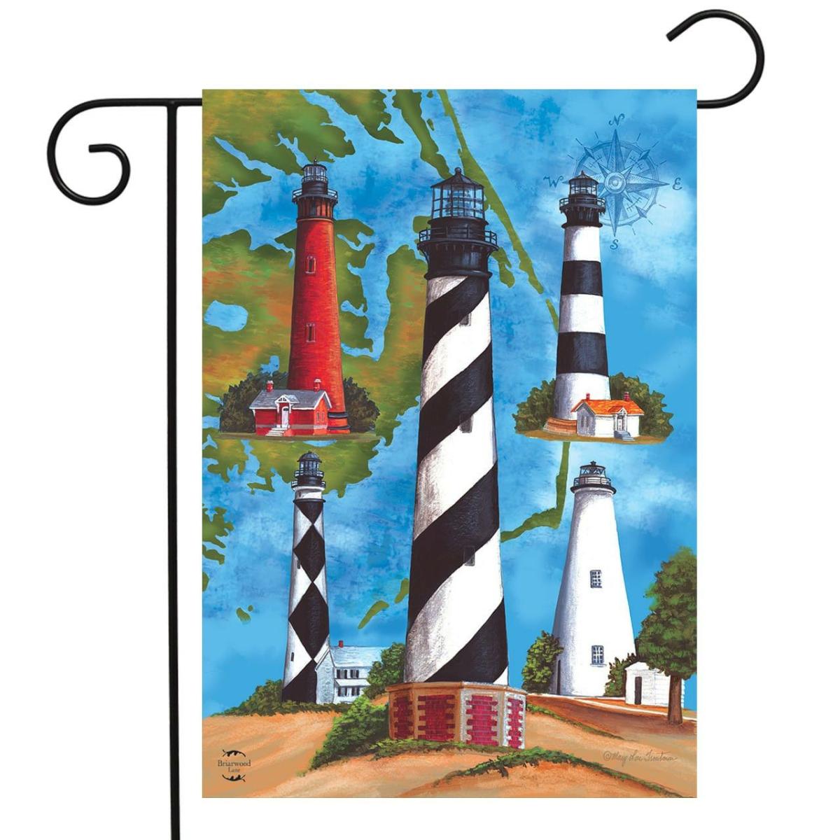 Lighthouses Summer Garden Flag | Themes Everyday Seasons