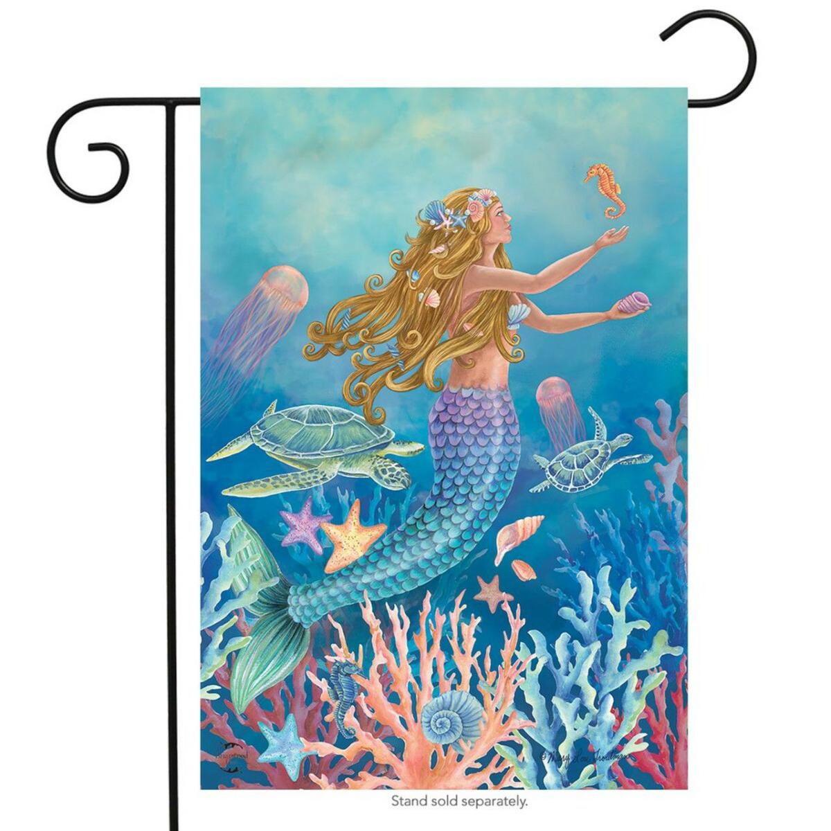 Mermaid Summer Garden Flag | Themes Garden Flags Seasons