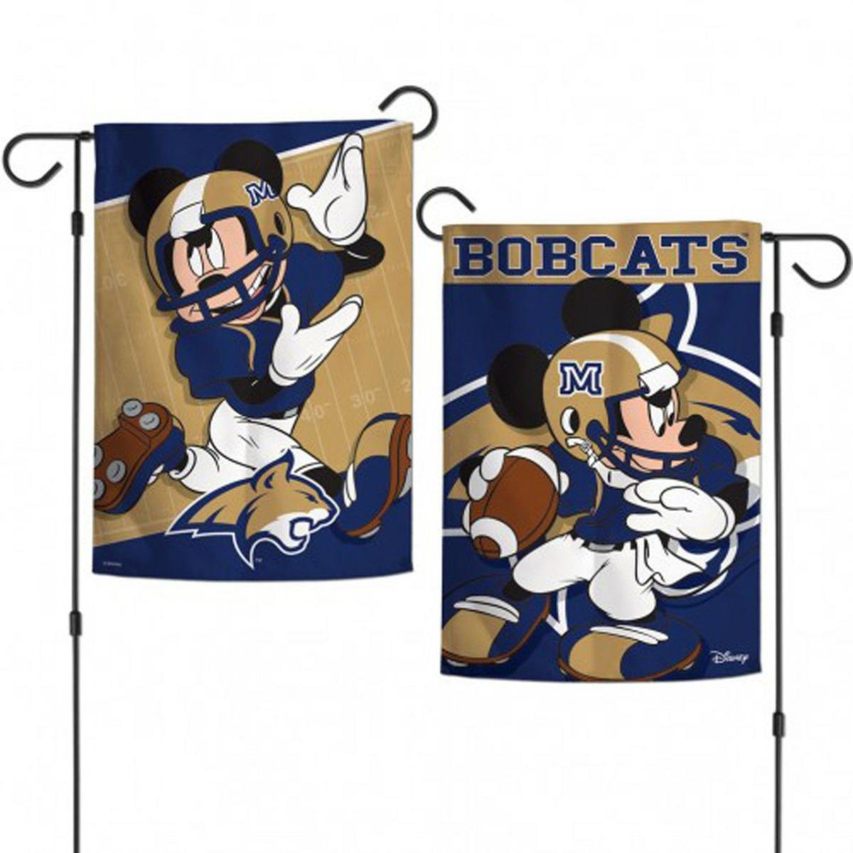 Montana State Bobcats NCAA Mickey Mouse Garden Flag | Sports Disney & Cinema Sports