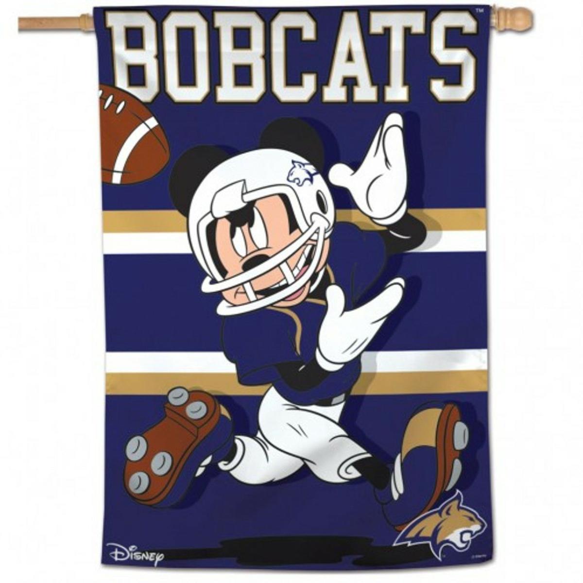 Montana State University Bobcats Mickey Mouse House Flag | Sports Disney & Cinema Sports