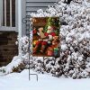 Naughty or Nice Santa Garden Flag | Holidays Christmas Holidays