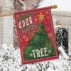 Oh Christmas Tree House Flag | Themes Christmas Holidays