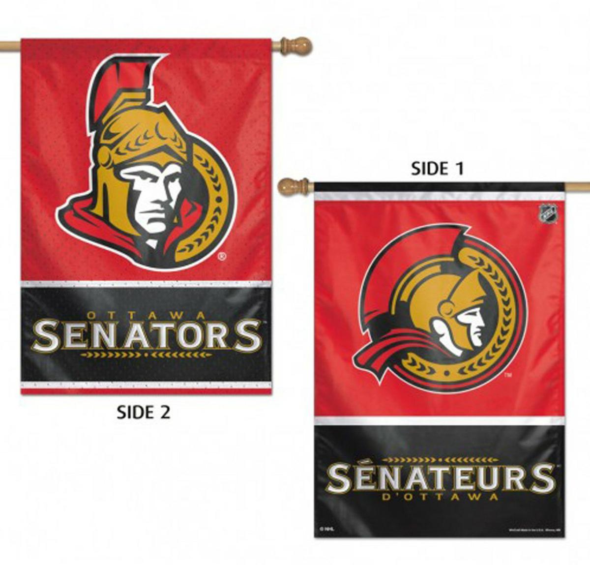 Ottawa Senators NHL 2 Sided House Flag | Sports House Flags Sports