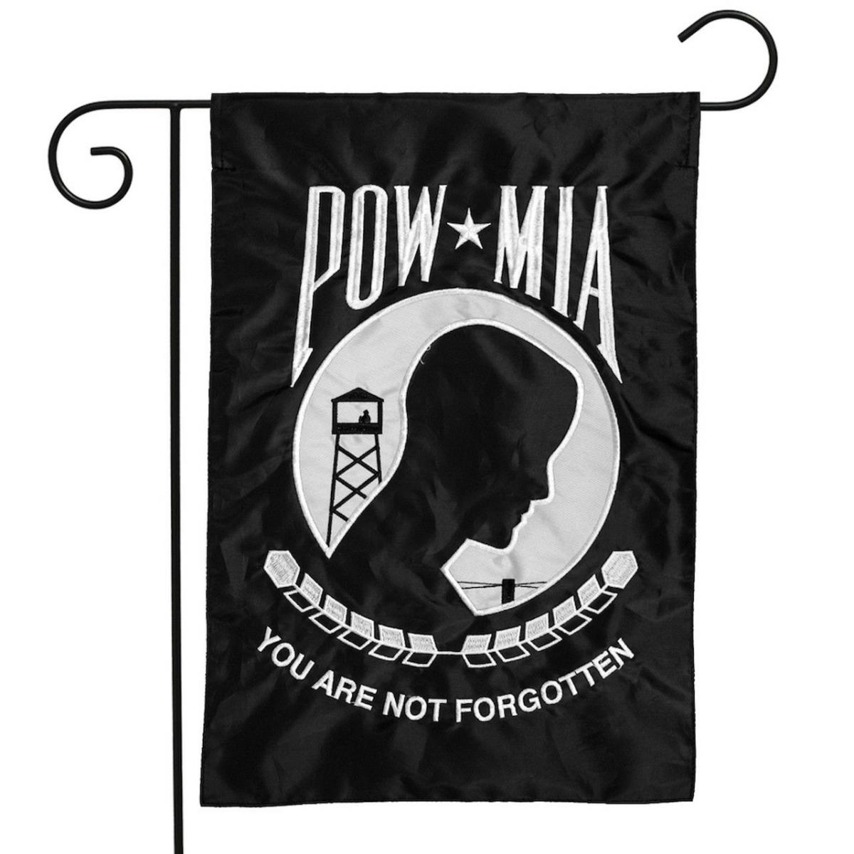 POW Applique & Embroidered Garden Flag | Themes Everyday Seasons