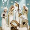 Rejoice Nativity Christmas Garden Flag | Holidays Christmas Holidays