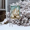 Rejoice Nativity Christmas Garden Flag | Holidays Christmas Holidays