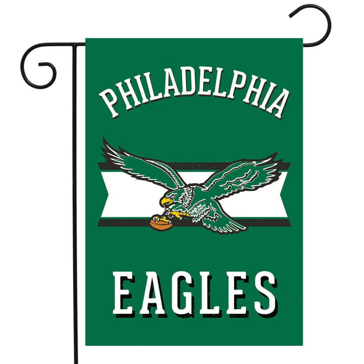 Retro Philadelphia Eagles Licensed NFL Garden Flag | Sports Garden Flags Sports