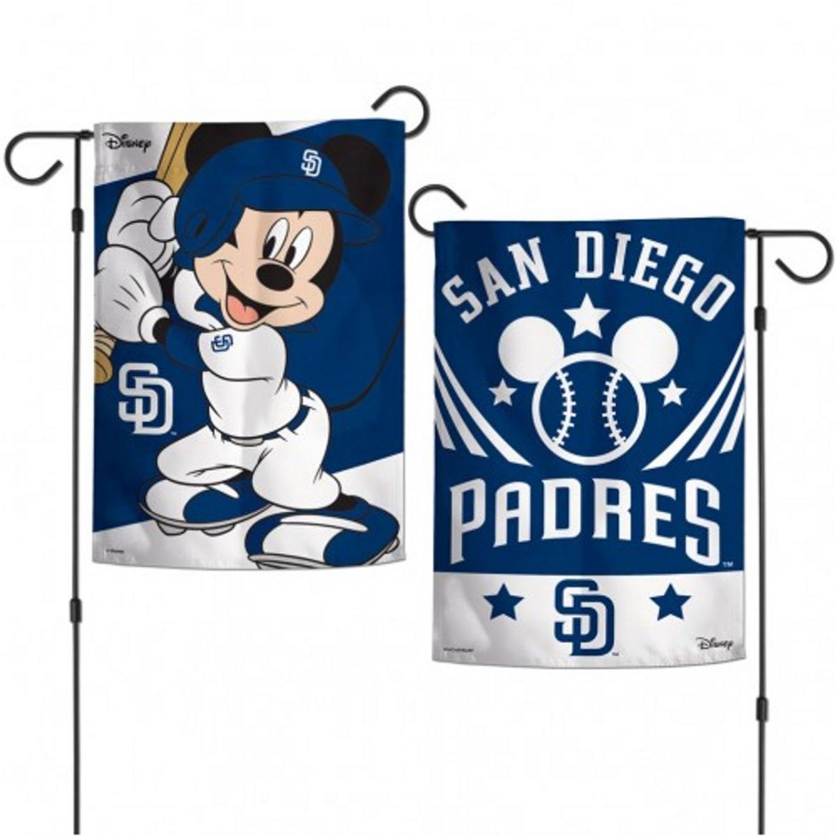 San Diego Padres Mickey Mouse Garden Flag | Sports Disney & Cinema Sports