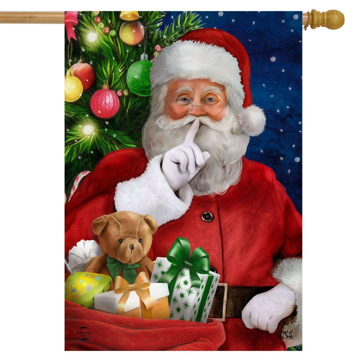 Santa’s Delivery House Flag | Holidays Christmas Holidays