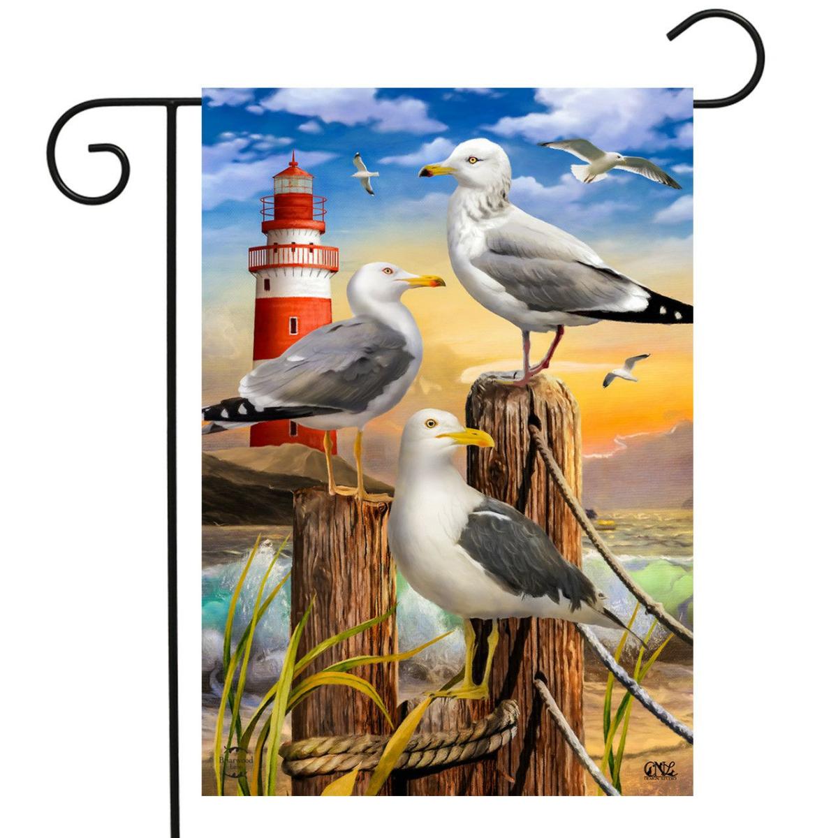 Seagulls Summer Garden Flag | Themes Animals & Critters Seasons