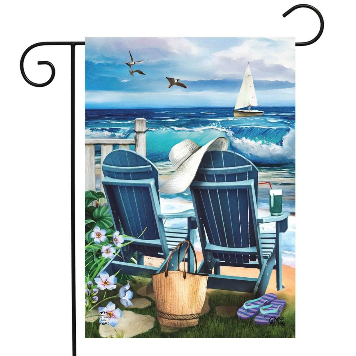 Seaside Escape Summer Garden Flag | Seasons Beach Seasons