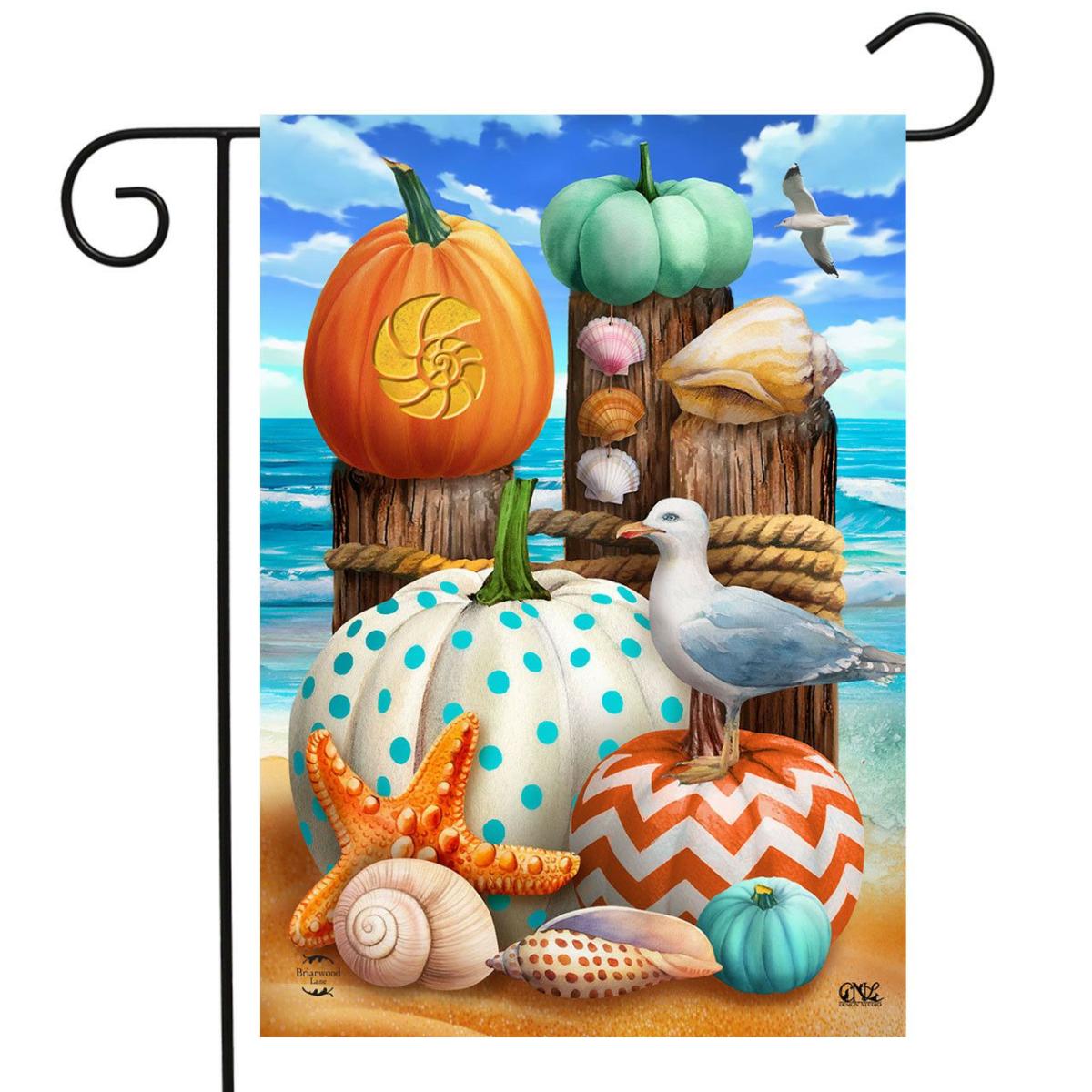 Seaside Fall Garden Flag | Themes Beach Seasons