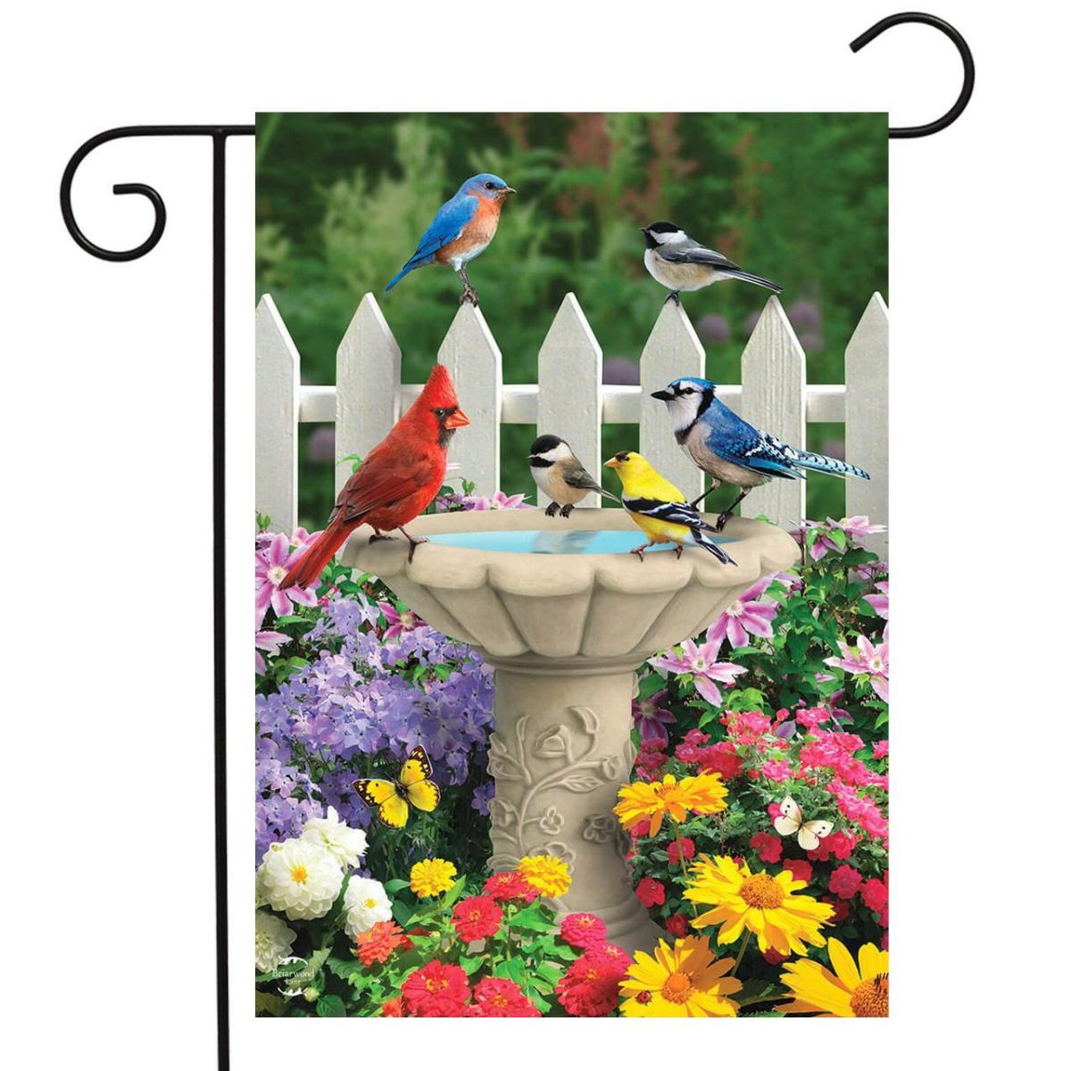 Spring Garden Friends Garden Flag | Themes Animals & Critters Seasons