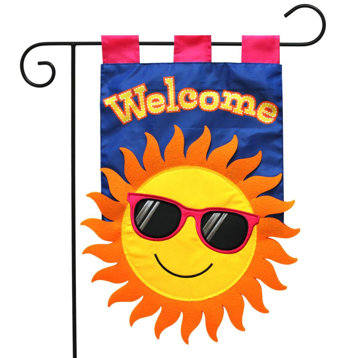 Summer Sun Applique Garden Flag | Seasons Garden Flags Seasons